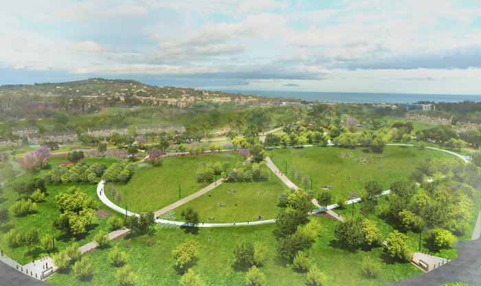 Cherrywood’s Tully Park will be equivalent in size to St Stephen’s Green and will be located close to the planned town centre. The first planning application by Hines will create 150 jobs in the delivery of the major parks and roads in Cherrywood, as a first step in the provision of at least 3,800 homes.