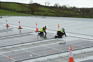 Kingspan completed the Largest Solar PV project in Ireland