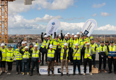 Elliott Group celebrates Eglinton Road Topping Out