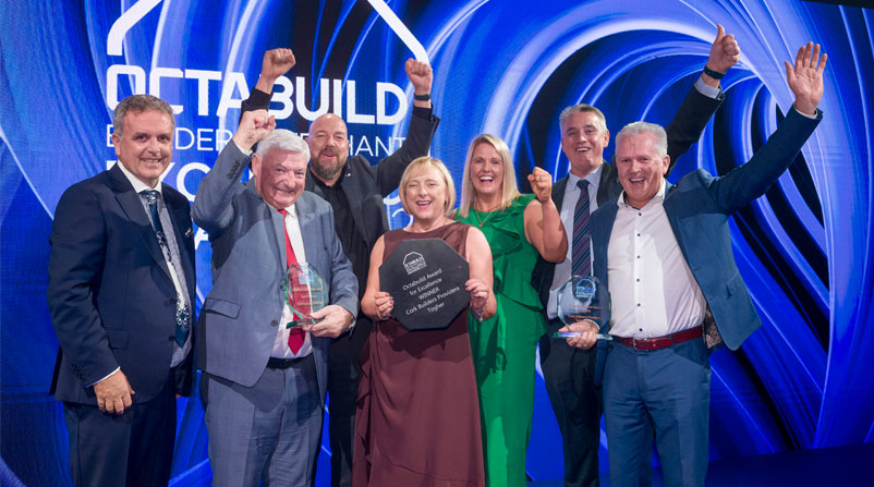 Cork Builders Providers, Togher has been named overall winner of the Octabuild Award for Excellence 2026. The company also secured the Munster Regional Award. The awards were presented on 1 October at the Mansion House, Dublin, at a ceremony hosted by broadcaster Jacqui Hurley. More than 350 guests from the builders merchant and construction sectors